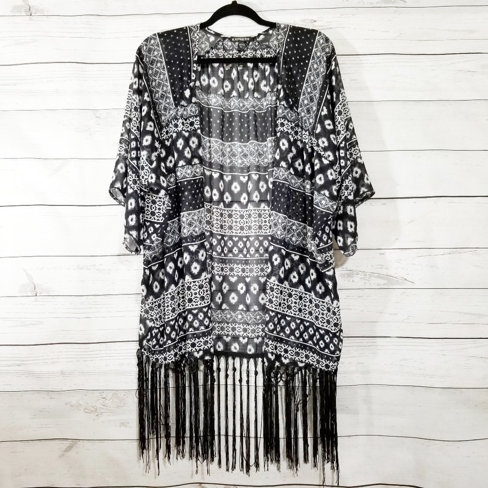 Express | Lightweight Fringe Kimono